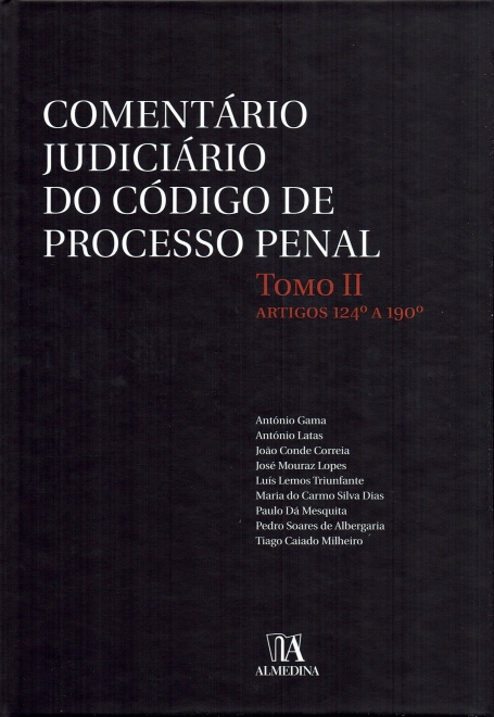 COMENTARIO JUDICIARIO DO CODIGO DE PROCESSO PENAL TOMO II - ARTIGOS 124