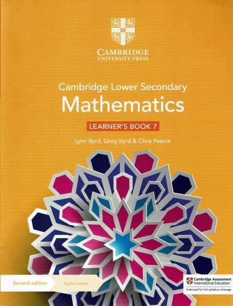 CAMBRIDGE LOWER SECONDARY MATHEMATICS LEARNER S BOOK 7