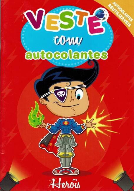 VESTE COM AUTOCOLANTES - HEROIS