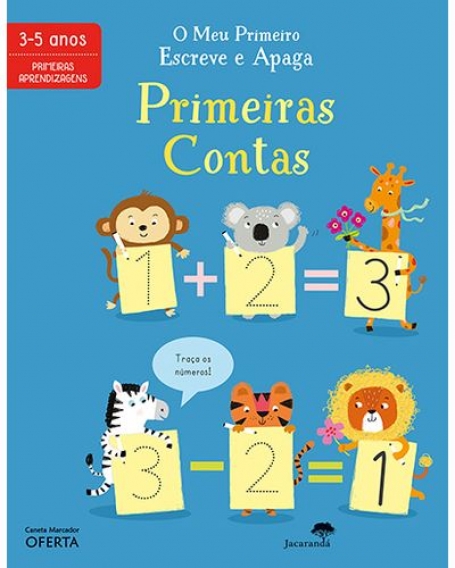 O MEU PRIMEIRO ESCREVE E APAGA - primeiras contas