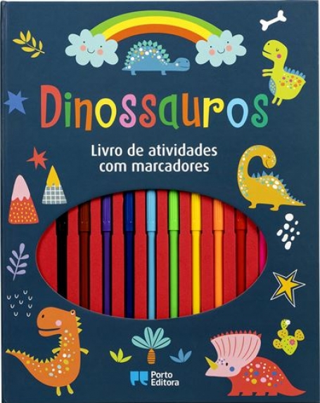 DINOSSAURO - LIVRO DE ATIVIDADES COM MARCADORES