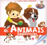 OS ANIMAIS DOMESTICOS - COM UM PUZZLE JOGOS E AUTOCOLANTES +3 ANOS