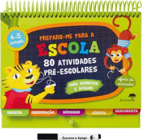 PREPARO-ME PARA A ESCOLA 80 ATIVIDADES PRÉ-ESCOLARES 4 - 5 ANOS