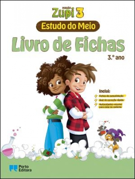 12314.15 - MISSÃO Zupi - Estudo do Meio - 3.º Ano - Livro de Fichas