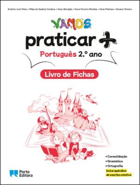 11144.02 - VAMOS praticar + (Livro de Fichas) - Português - 2.º Ano