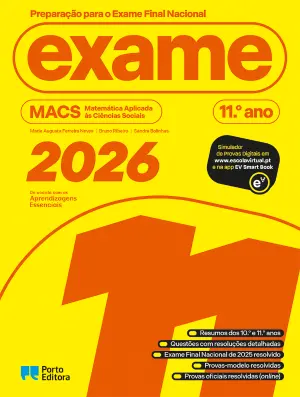 46937 - Preparação para o Exame Final Nacional 2026 - MACS - Matemática Aplicada às Ciências Sociais - 11.º ano