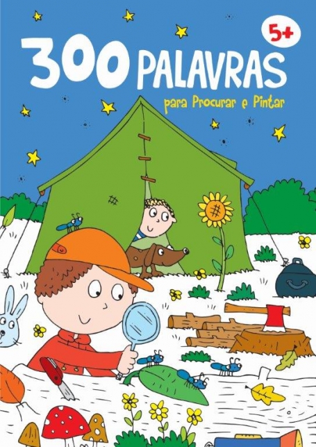 300 PALAVRAS PARA PROCURAR E PINTAR +5 AZUL