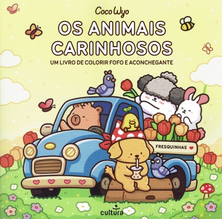 OS ANIMAIS CARINHOSOS - um livro de colorir fofo e aconchegante