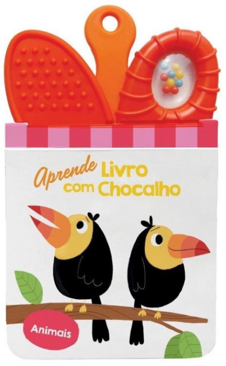 APRENDE ANIMAIS - LIVRO COM CHOCALHO