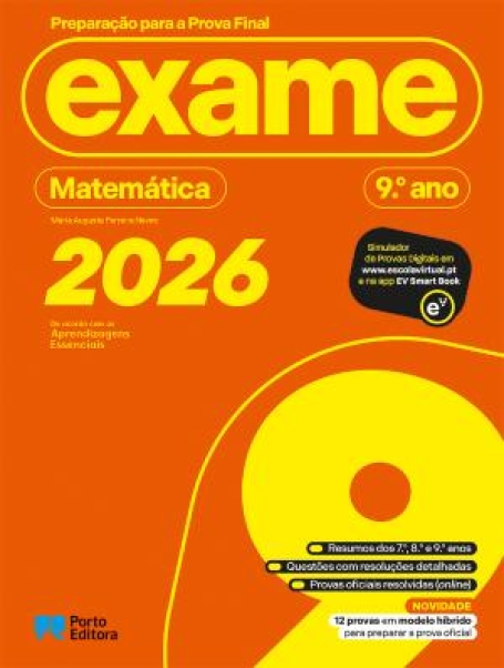 36003.05 - PREPARAÇÃO PARA A PROVA FINAL 2026 - MATEMÁTICA - 9.º ANO