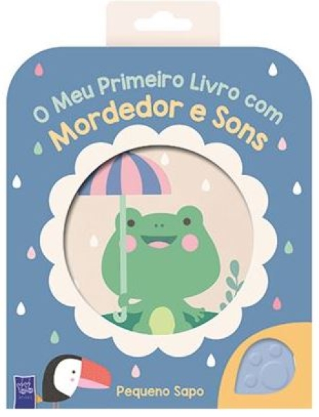 O MEU PRIMEIRO LIVRO COM MORDEDOR E SONS - PEQUENO SAPO