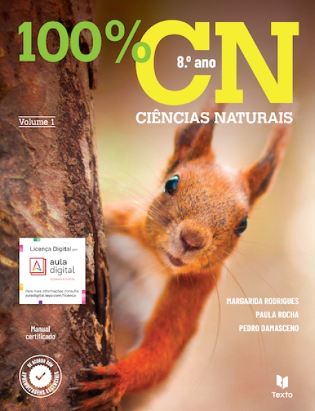 100% CN 8 - Ciências Naturais 8º ano - Manual