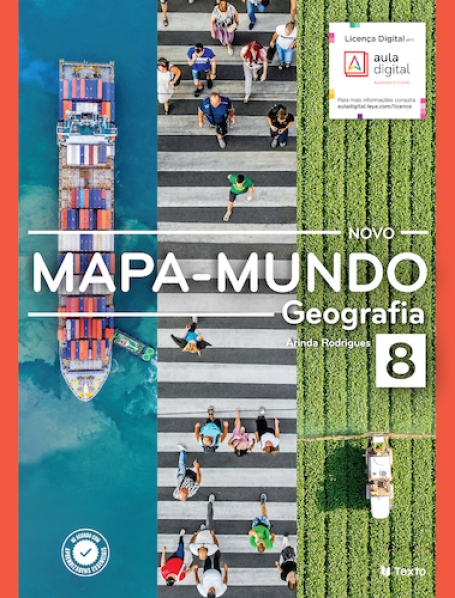 NOVO Mapa-Mundo 8 - Geografia 8º ano - Manual