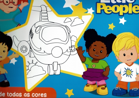 LITTLE PEOPLE - AMIGOS DE TODAS AS CORES - LIVRO PARA PINTAR