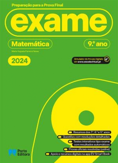 36003.15- PREPARAÇÃO PARA A PROVA FINAL 2024 - MATEMÁTICA - 9.º ANO