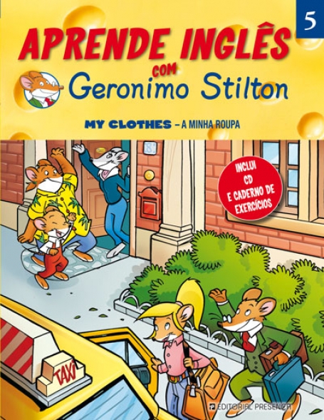 APRENDE INGLES COM GERONIMO STILTON 5 - MY CLOTHES - a minha roupa