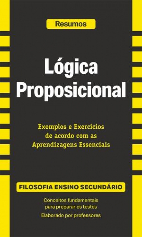 40255 LÓGICA PROPOSICIONAL - FILOSOFIA - ENSINO SECUNDÁRIO