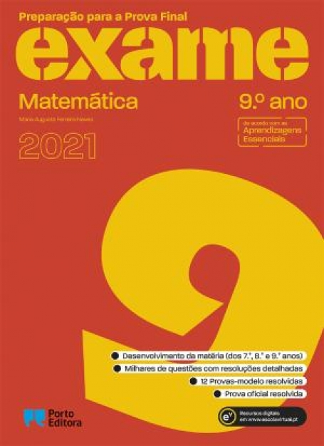 36003.01 - PREPARACAO PARA A PROVA FINAL 2021 - MATEMATICA 9º ANO
