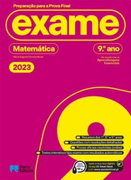 36003.11 - PREPARAÇÃO PARA A PROVA FINAL - MATEMÁTICA A - 2023 9º ANO
