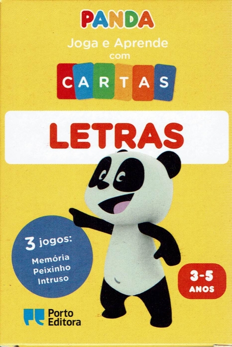 10982.11 - CANAL PANDA JOGA E APRENDE AS CARTAS - LETRAS 3 - 5 ANOS