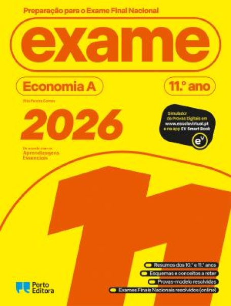 46916.50 - PREPARACAO PARA O EXAME NACIONAL 2026 - ECONOMIA A 11º ANO