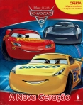 CARROS 3 - A NOVA GERACAO - caixa com 12 figuras de plastico + um tapete com cenarios