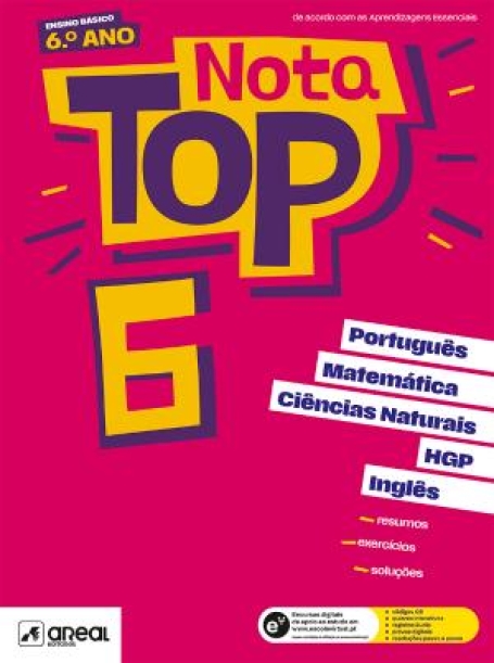 05000106.01000 - NOTA TOP 6º ANO PORTUGUES MATEMATICA CIENCIAS NATURAIS HGP INGLES