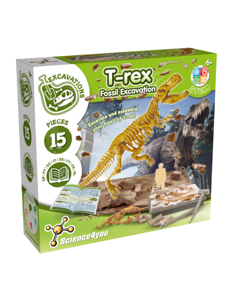 T-REX FOSSIL EXCAVATION 6+