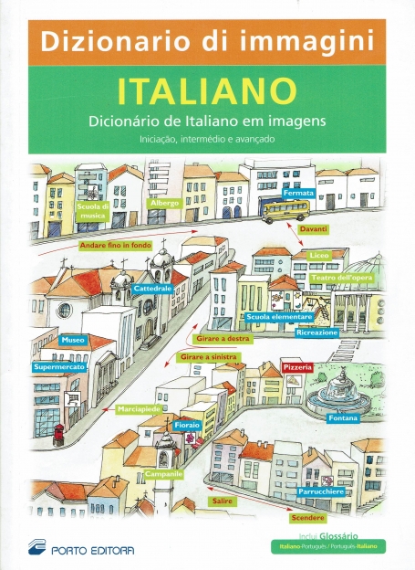 40806.10 DICIONARIO DE ITALIANO EM IMAGENS - INICIACAO, INTERMEDIO E AVANCADO