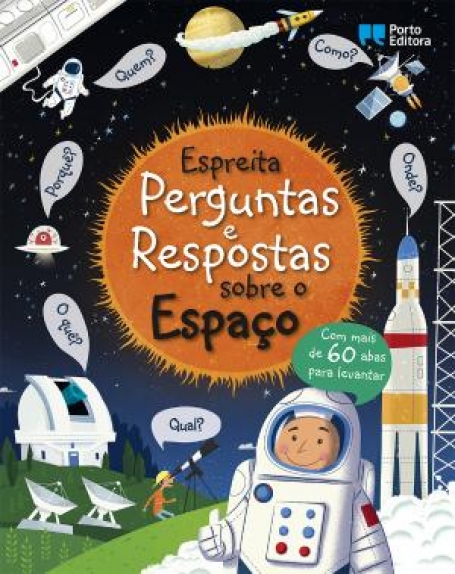 70340.14 - ESPREITA PERGUNTAS E RESPOSTAS SOBRE O ESPACO - COM MAIS DE 60 ABAS PARA LEVANTAR