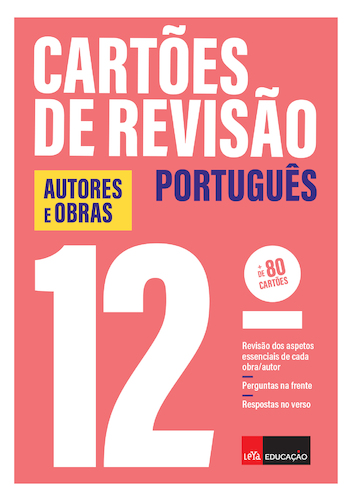 CARTÕES DE REVISÃO PORTUGUÊS 12º ANO - Autores e obras