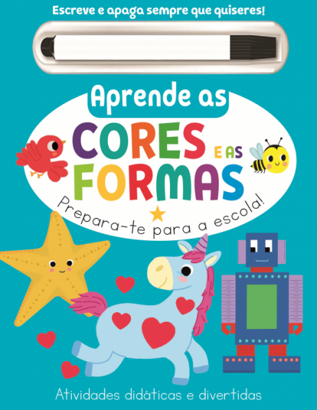 APRENDE AS CORES E AS FORMAS - COM CANETA