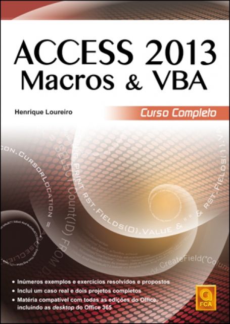 ACCESS 2013 MACROS E VBA - CURSO COMPLETO