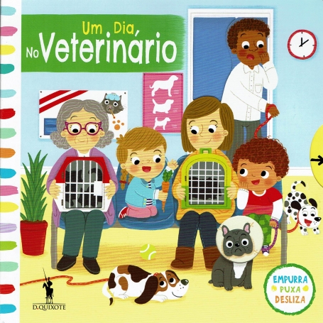 UM DIA NO VETERNARIO empurra , puxa e desliza