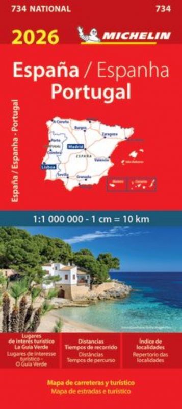 MAPA NATIONAL ESPANHA/PORTUGAL