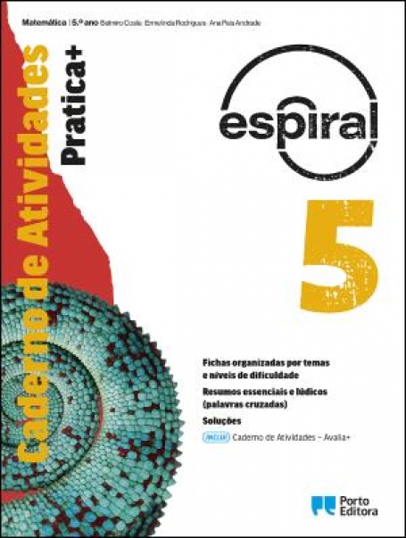20592.13 - Espiral 5 - Matemática - 5.º Ano - Caderno de Atividades