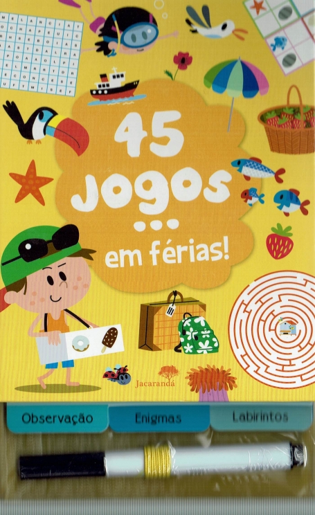 45 JOGOS EM FERIAS - COM ARGOLAS E CANETA