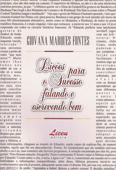 LICOES PARA O SUCESSO FALANDO E ESCREVENDO BEM