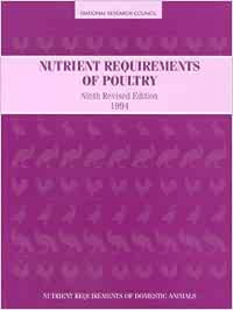NUTRIENT REQUIREMENTS OF POULTRY