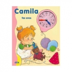 CAMILA FAZ ANOS - LIVRO COM RELOGIO