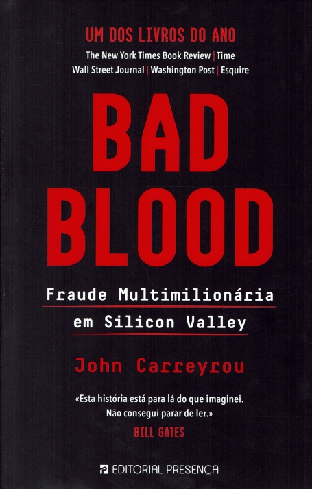 BAD BLOOD fraude multimilionaria em silicon valley