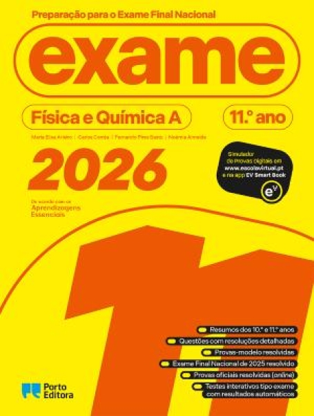 46912.04 - PREPARAÇÃO PARA O EXAME FINAL 2026 - FISÍCA E QUÍMICA A - 11.º ANO