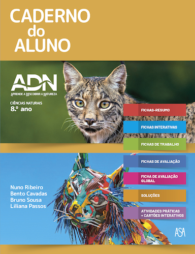 ADN 8 - Ciências Naturais 8º ano - Caderno Exercícios