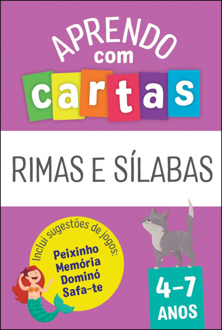 APRENDO COM CARTAS - RIMAS E SÍLABAS 4-7 ANOS