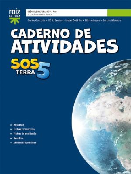 02210 - Cad de ativ - SOS Terra 5 - Ciências Naturais - 5.º ano