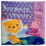 BOA NOITE URSINHO - toca, sente, ouve e descobre - livro de pano