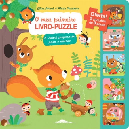 O MEU PRIMEIRO LIVRO-PUZZLE - O ANDRE PREPARA-SE PARA O INVERNO
