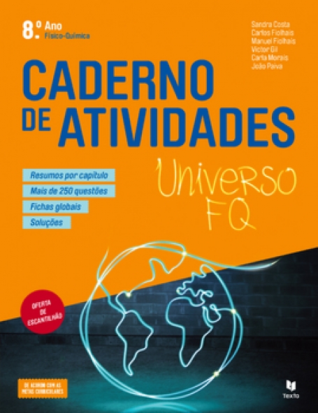 UNIVERSO FQ 8 - CADERNO DE ACTIVIDADES