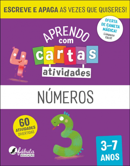 APRENDO COM CARTAS ATIVIDADES - Números 3-7 Anos