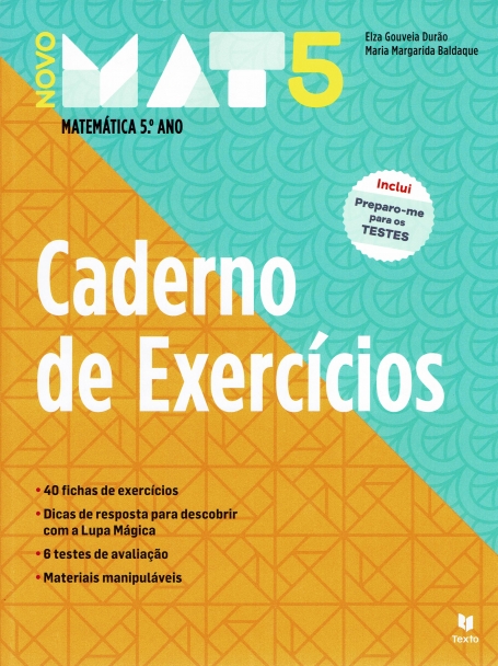 NOVO MAT 5 - MATEMATICA 5º ANO - LIVRO DE FICHAS